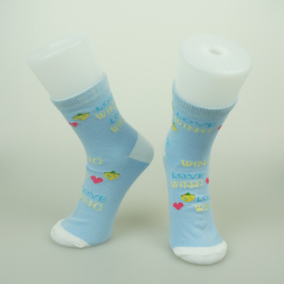 OEM袜子生产定做针织可爱提花儿童袜纯棉 春夏女童装短袜